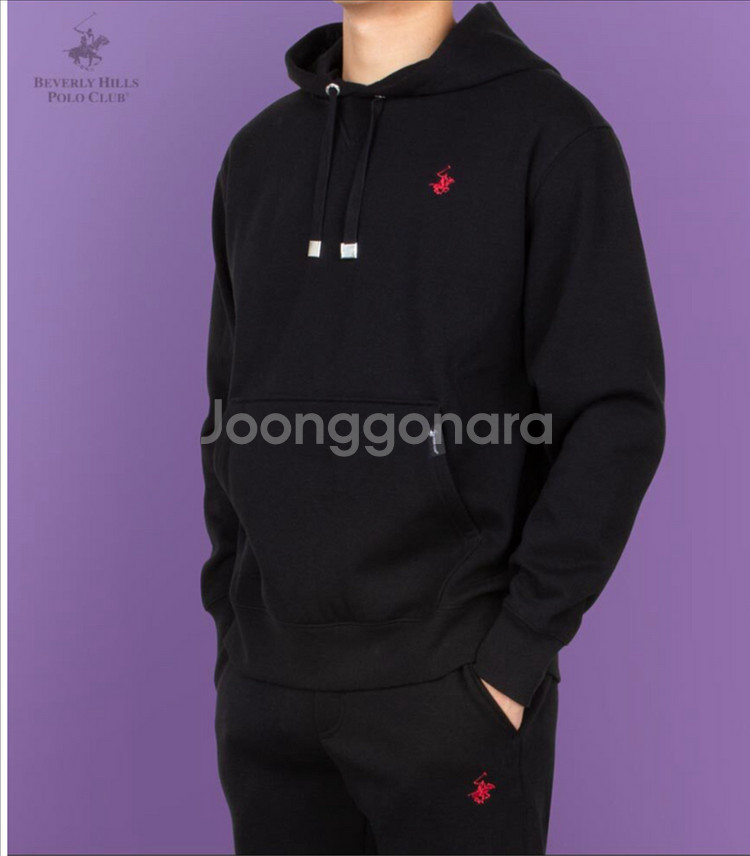 폴로클럽 기모 후드티--1