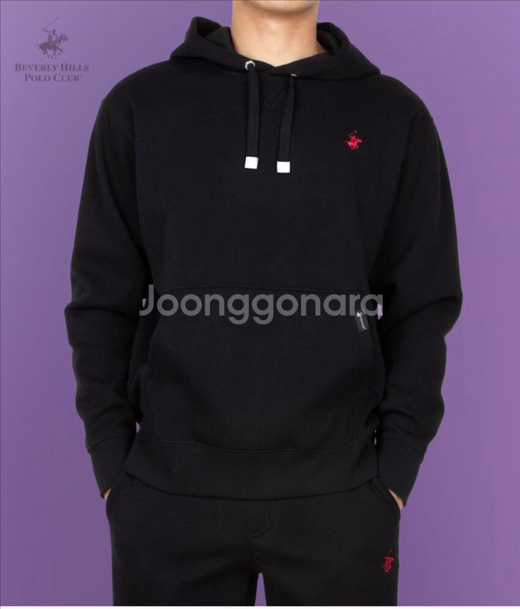 폴로클럽 기모 후드티--0