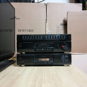 롯데 인티앰프 LA 390+CD플레이어 LC 390