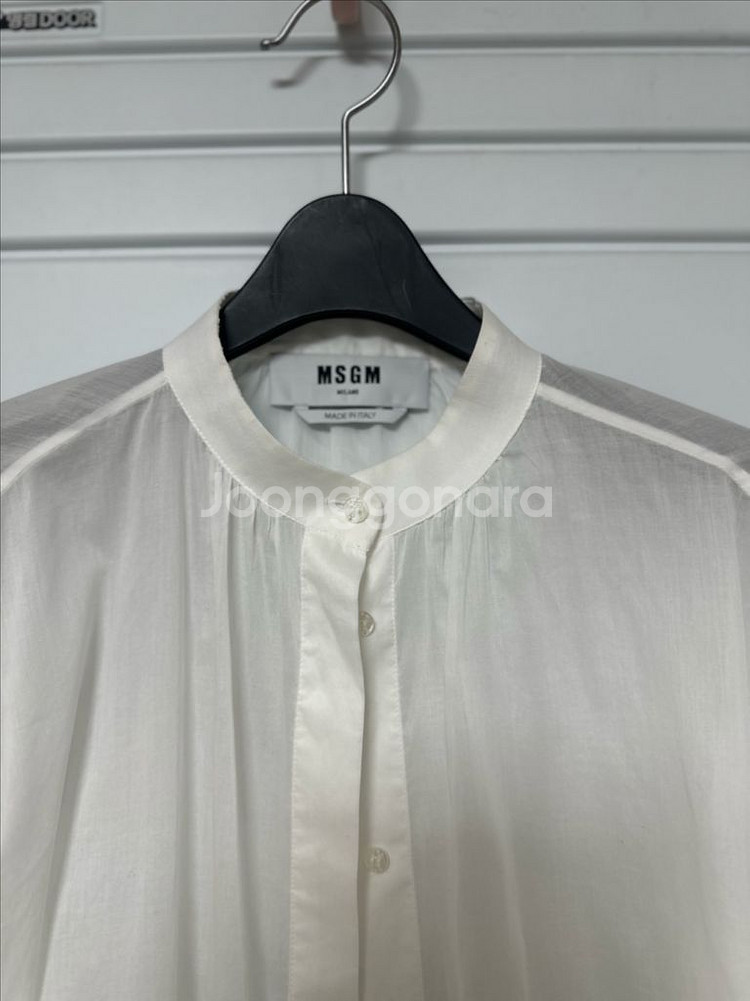 MSGM 레이스 블라우스 38 화이트--1