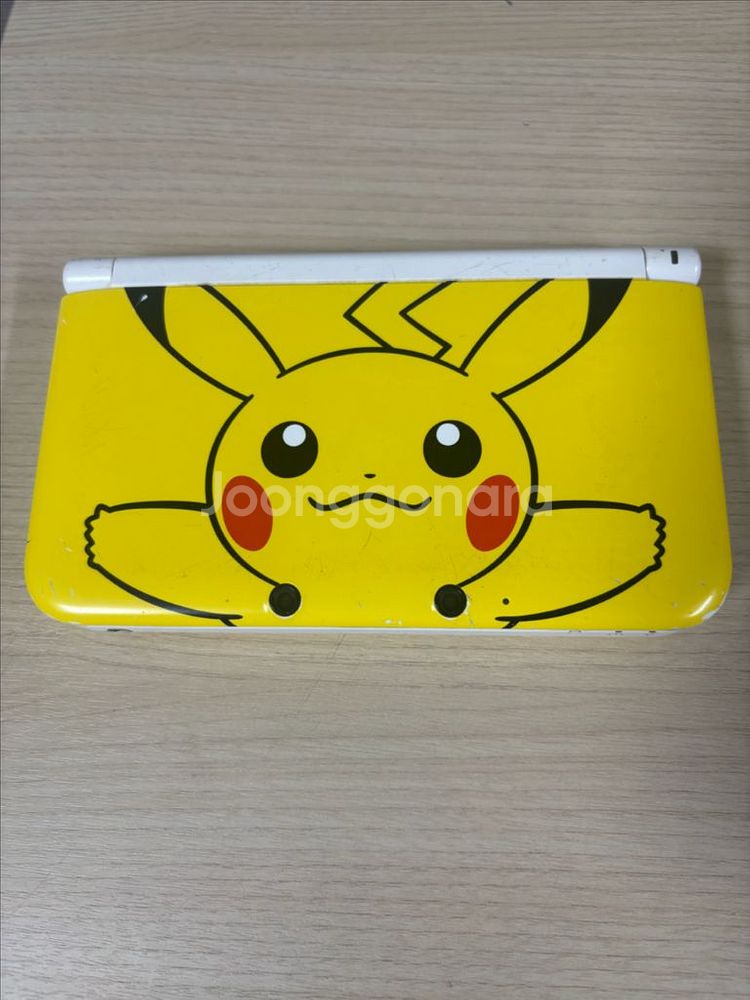 급처 닌텐도 3ds xl 피카츄 에디션 + 충전기--0