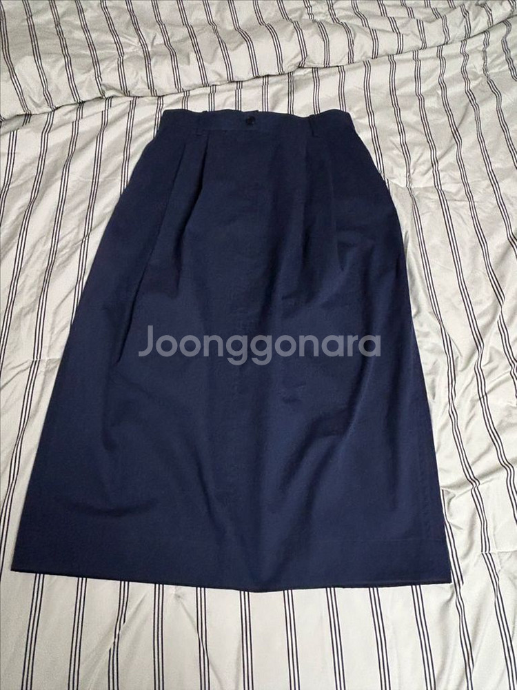 문달 Bud Skirt 네이비--0