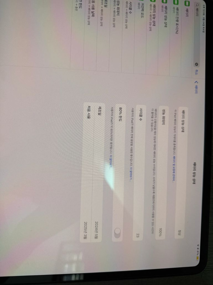 아이패드 프로 13 m4 512GB 이미지
