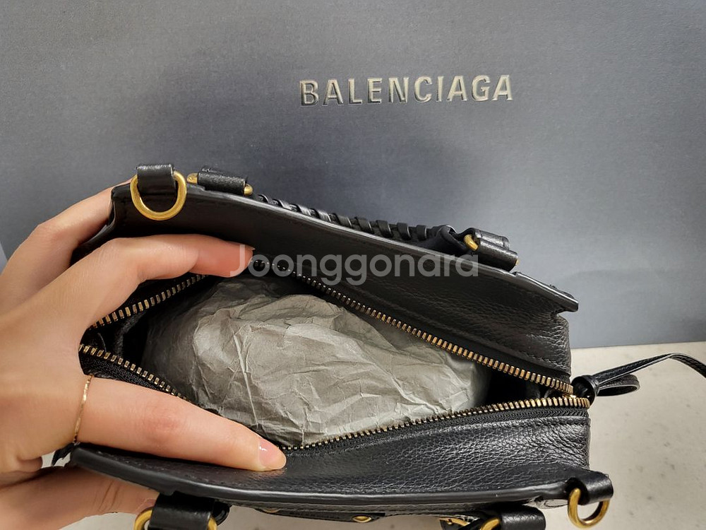 (정품) 발렌시아가 네오 클래식 미니 탑핸들백 가방--5