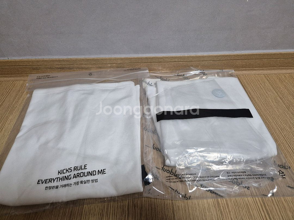 (L/XL) 아이앱 스튜디오 티셔츠 화이트 스카이 블루--2
