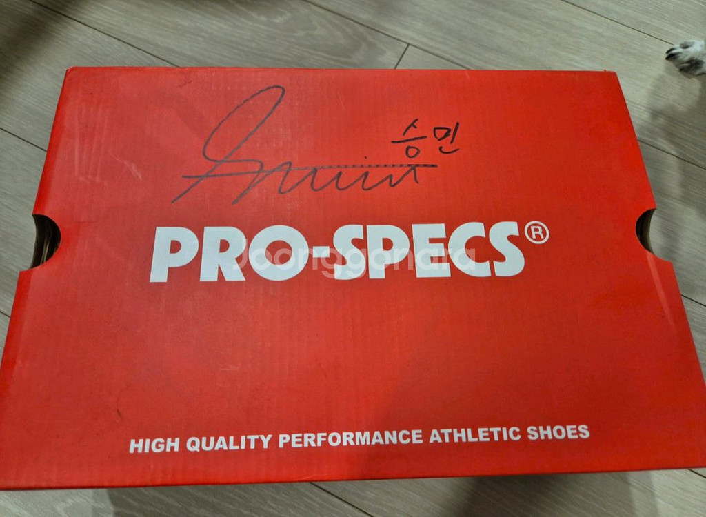 스트레이키즈 승민 친필 싸인 운동화 소장용 팝니다--0