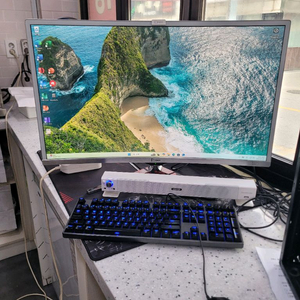 pc방 폐업 모니터 본체 세트 팔아요