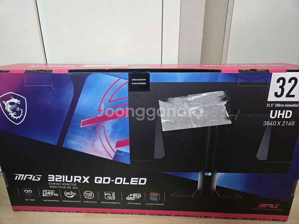 msi mpg 321urx qdoled 32인치 모니터--4
