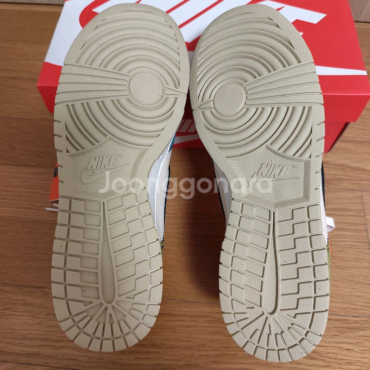 새재품 (290) 나이키 덩크 미드 미네랄 틸 앤 모스--5