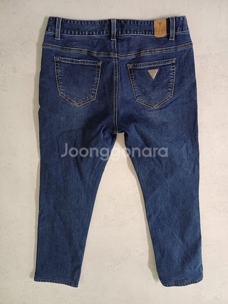 남성 게스 데님 일자청바지 (사방스판33)--0