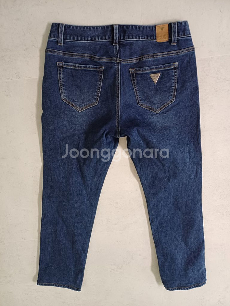 남성 게스 데님 일자청바지 (사방스판33)--6