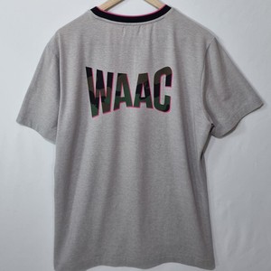 3사이즈 (100) WAAC 왁 그레이 골프 반팔티