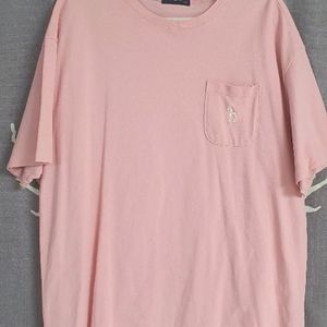 헤지스 핑크티셔츠
