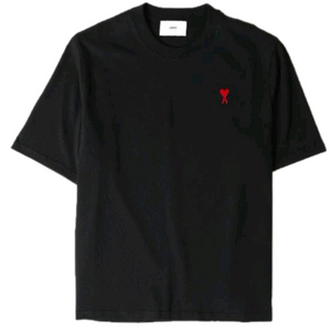 아미 로고 블랙 반팔티 2XL