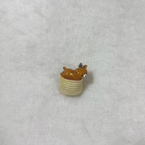 리락쿠마 핫케이크 팬케이크 피규어 키링