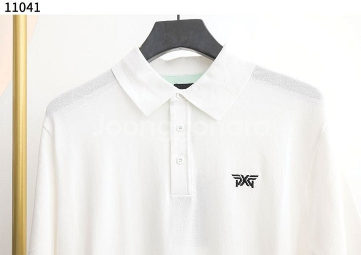 PXG 뉴 쉐입 남성 여름 니트 카라 티셔츠--4