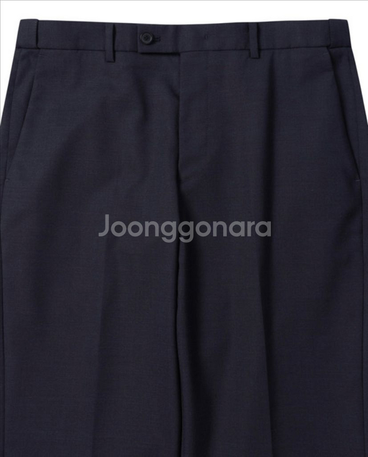 커스텀멜로우 25년 신상 울100% 네이비정장바지팝니다--2