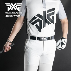 PXG 트라이자 빅로고 하프셔츠