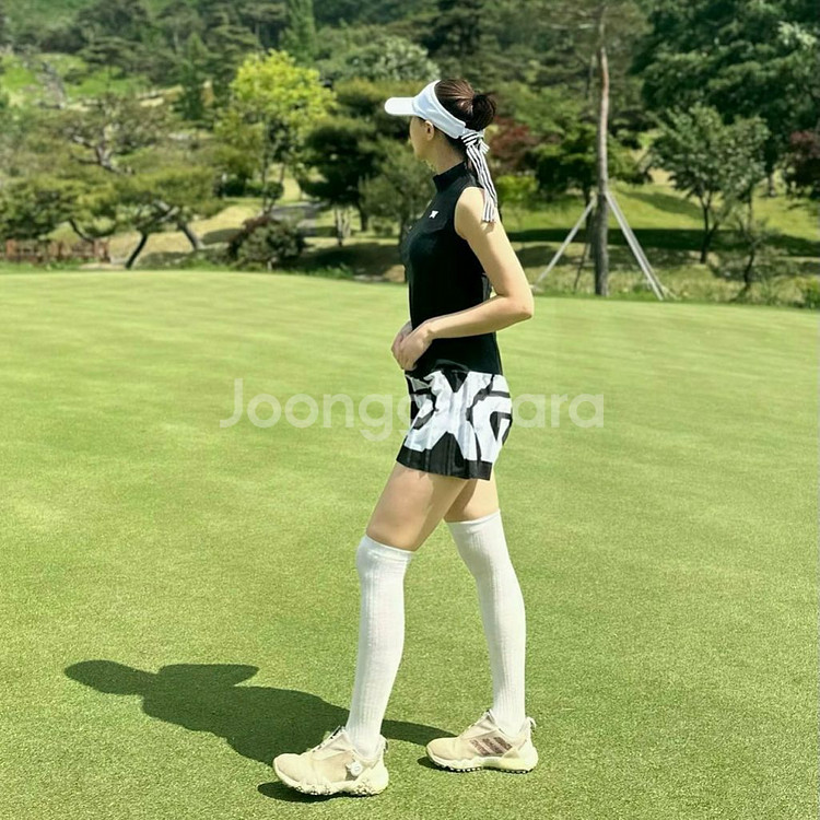 PXG 골프 여성 골프웨어 썸머 빅로고 플랫 원피스--4
