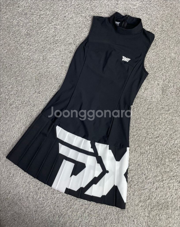 PXG 골프 여성 골프웨어 썸머 빅로고 플랫 원피스--9