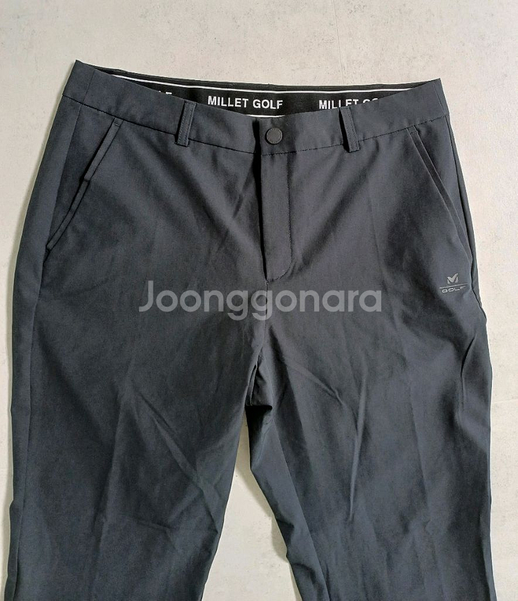 남성 밀레골프 여름 쿨 골프바지 (새상품급.사방스판33--1
