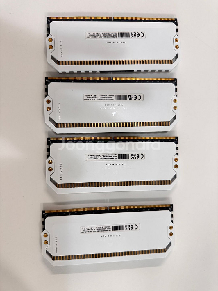 커세어 도미네이터 플레티넘 32x4 ddr5 128g--0