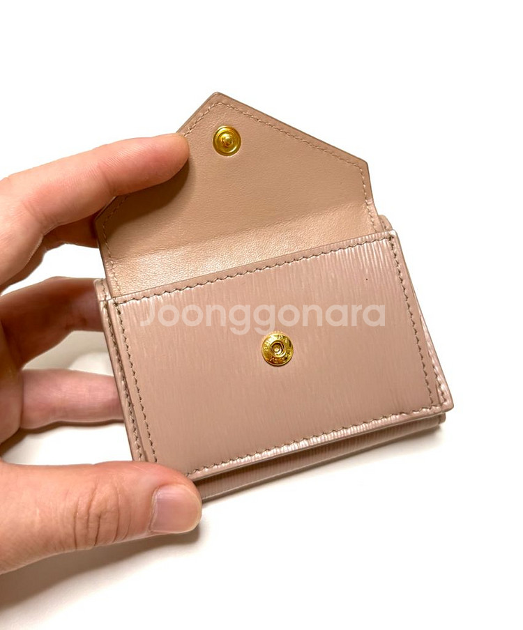 프라다 비텔로무브 3단 미니 카드지갑--5