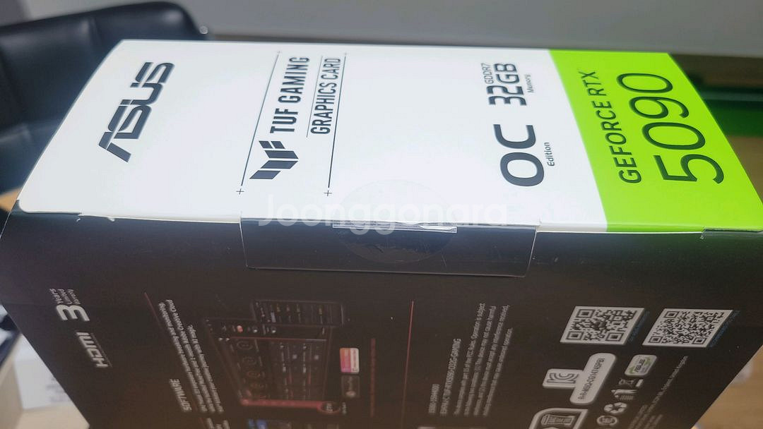 RTX 5090 tuf 미개봉 신품 팝니다--1