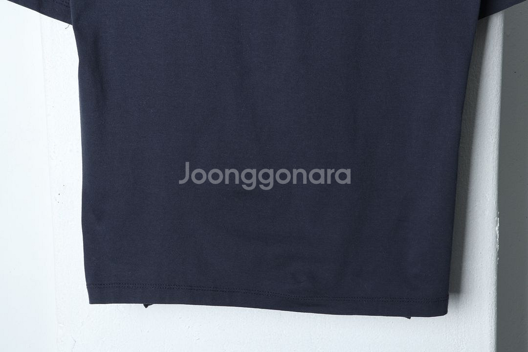W(S) 칼라거펠트 반팔 티셔츠 로고 네이비 한정판--1