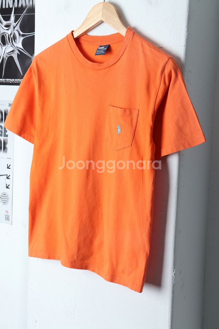 W(M) 폴로 랄프로렌 반팔 티셔츠 오렌지 포니--3