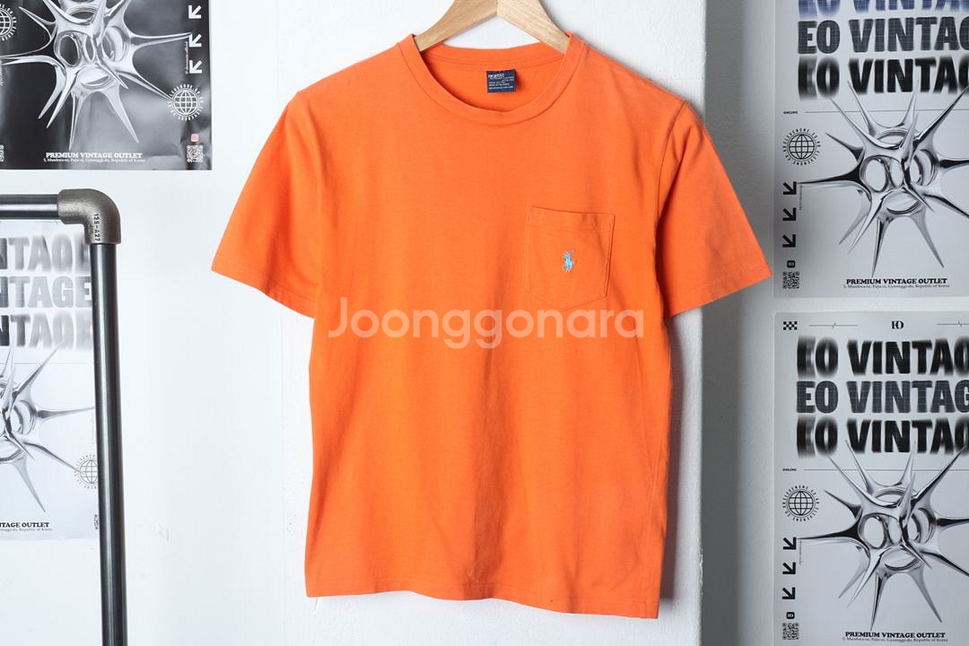 W(M) 폴로 랄프로렌 반팔 티셔츠 오렌지 포니--5