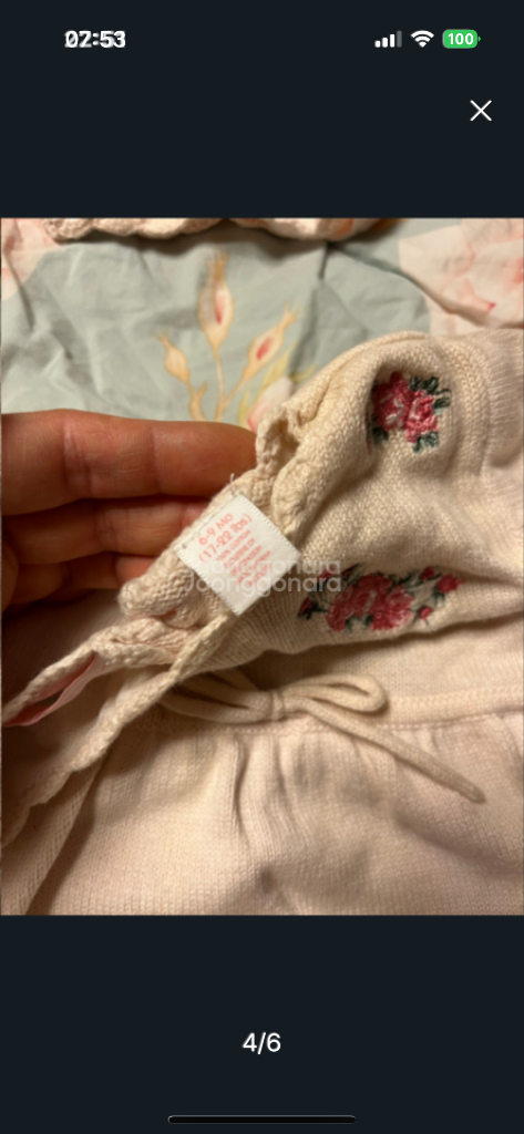 영국에서 사온 아기옷 3피스 모자세트--3