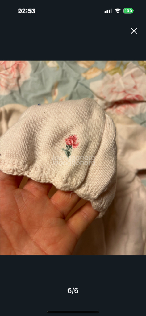 영국에서 사온 아기옷 3피스 모자세트--5