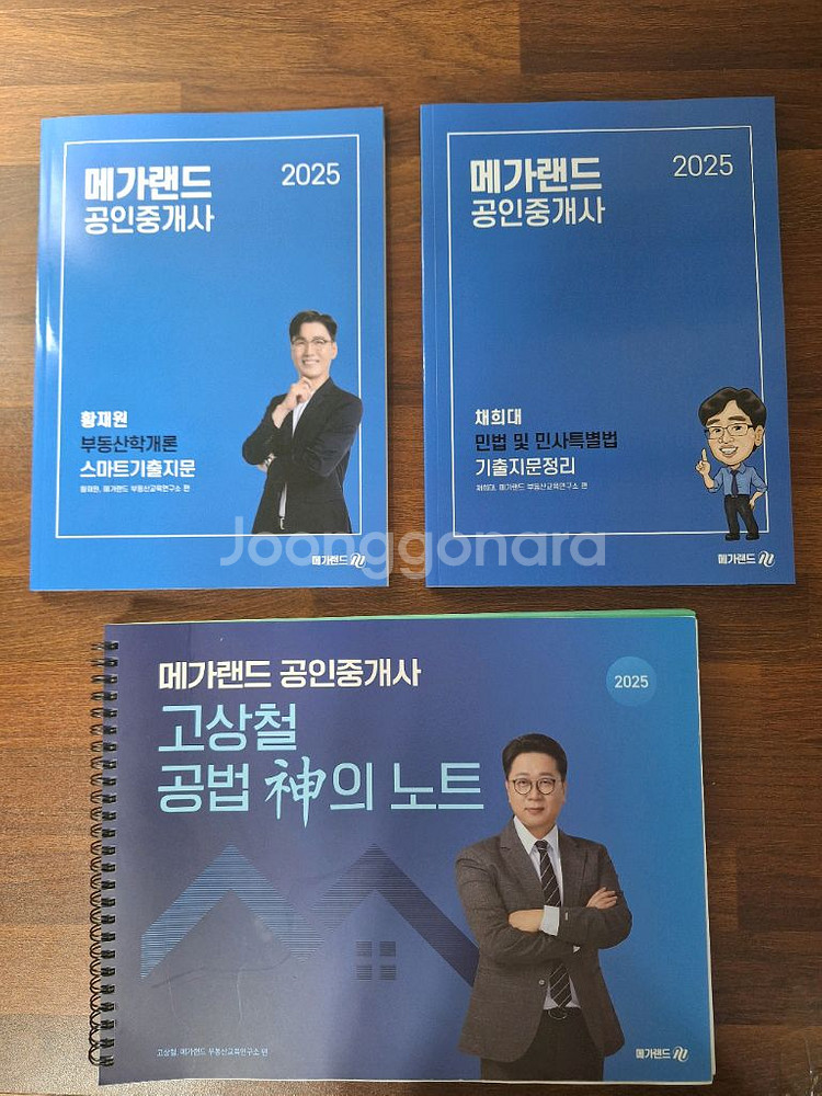 메가랜드 공인중개사 통합이론서, 기출문제집, 모의고사--0