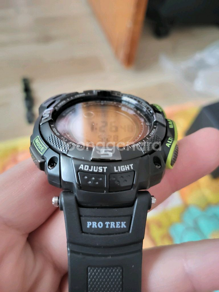 카시오 패스파인더 프로트렉 PAW-1500GB-3--4