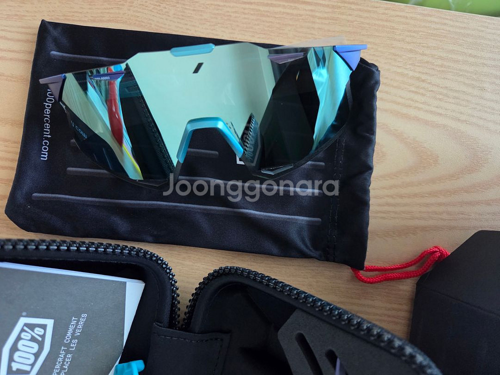 100% 백퍼센트 하이퍼크래프트 블루 미러렌즈 팝니다--1