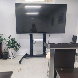 대형모니터+스탠드