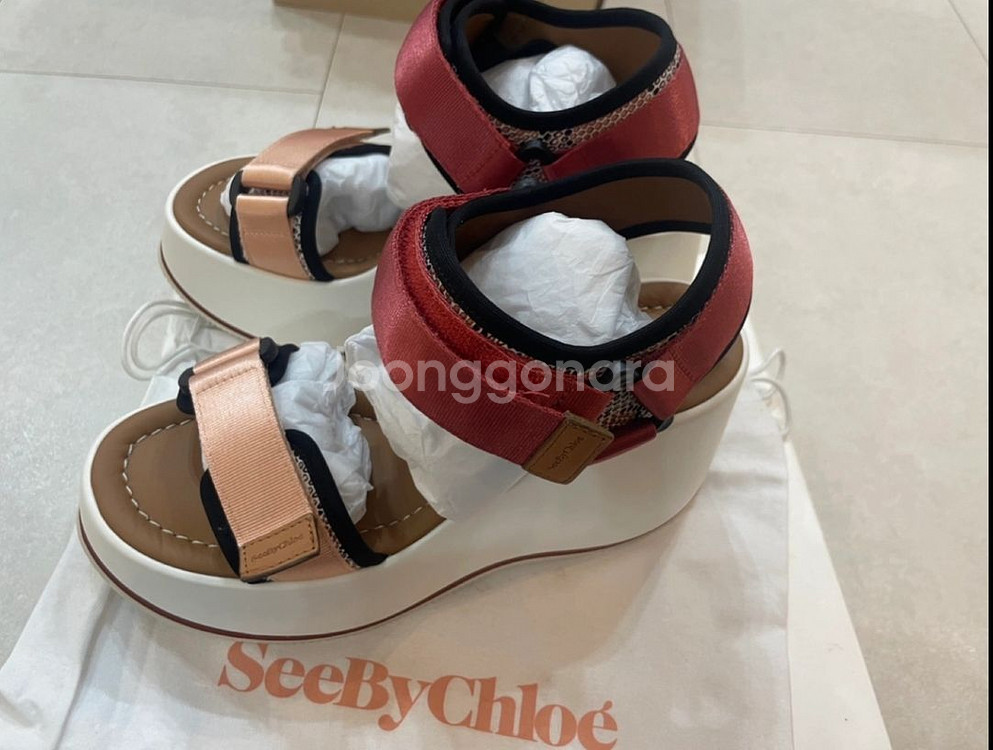 SeeByChloe 새상품 샌들--0