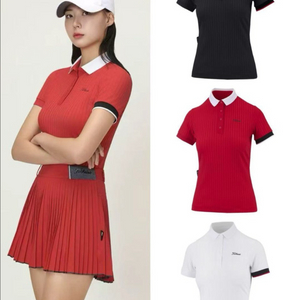 타이틀리스트 골프웨어 여성 립 퍼포먼스 카라 티셔츠