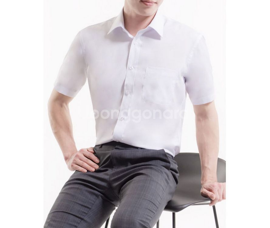 새상품 메노모소 남성용 빅사이즈 반팔 셔츠 3XL--9