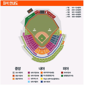 6월 5일 한화이글스 3루 내야지정석A 2연석