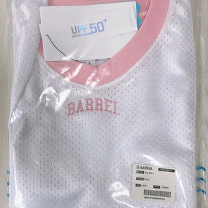 배럴 메쉬 원피스 화이트