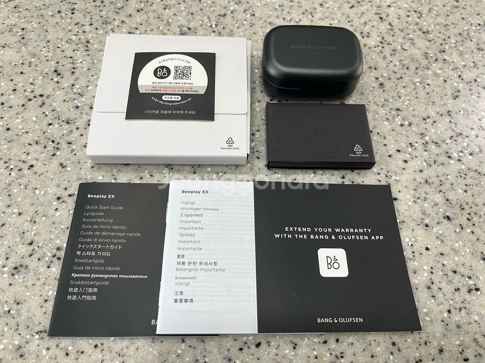 B&O 뱅앤올룹슨 EX 검정 새상품--0