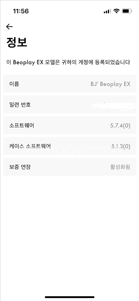 B&O 뱅앤올룹슨 EX 검정 새상품--6