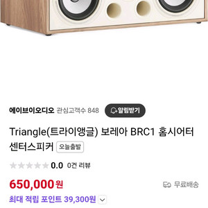 보레아센터 및 폴크 리어스피커