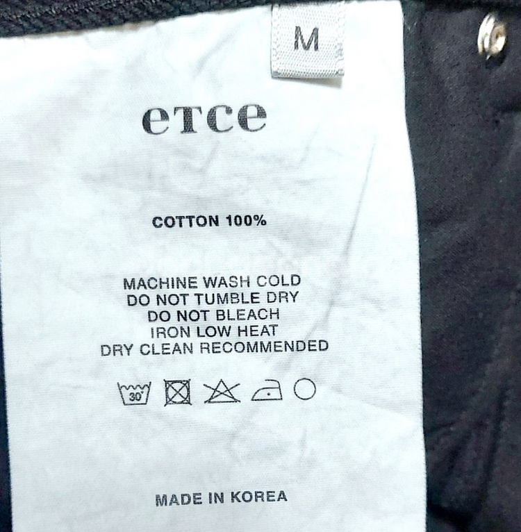 새제품급/etce 블랙진30/희귀템 데님팬츠/--3