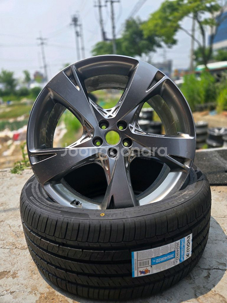 GV80 22인치복원휠 에보룩스 새타이어 별도판매가능--2