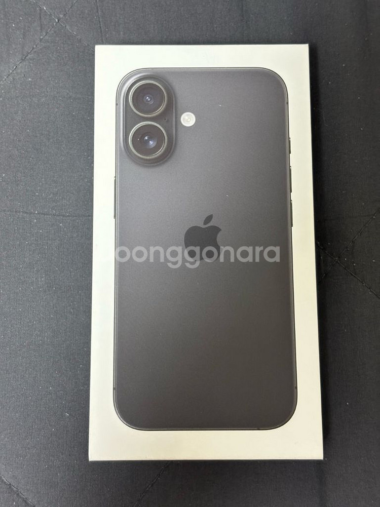 아이폰16 128기가 자급제 미개봉(블랙)--0