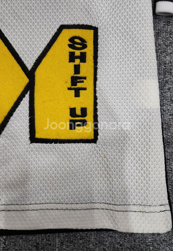 빈티지 VTG 시프트업 미시간 카라 하프집업 반집업--3