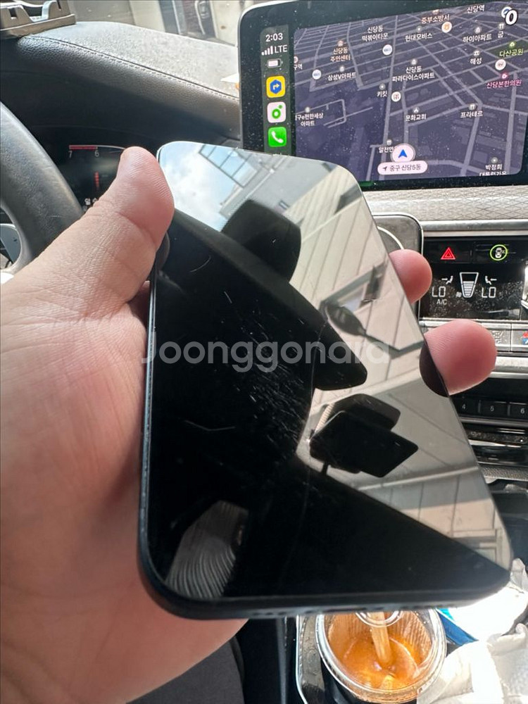 아이폰14 128g 액정상태확인 급쳐합니당--0